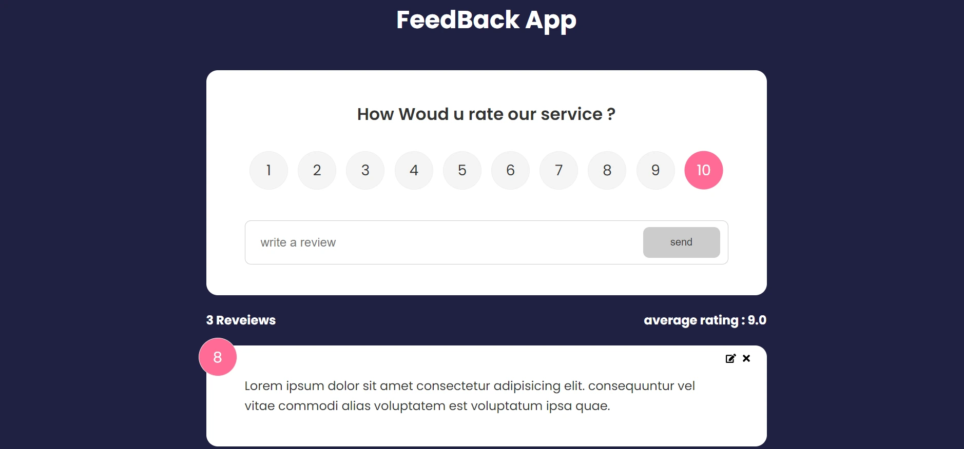 feedback